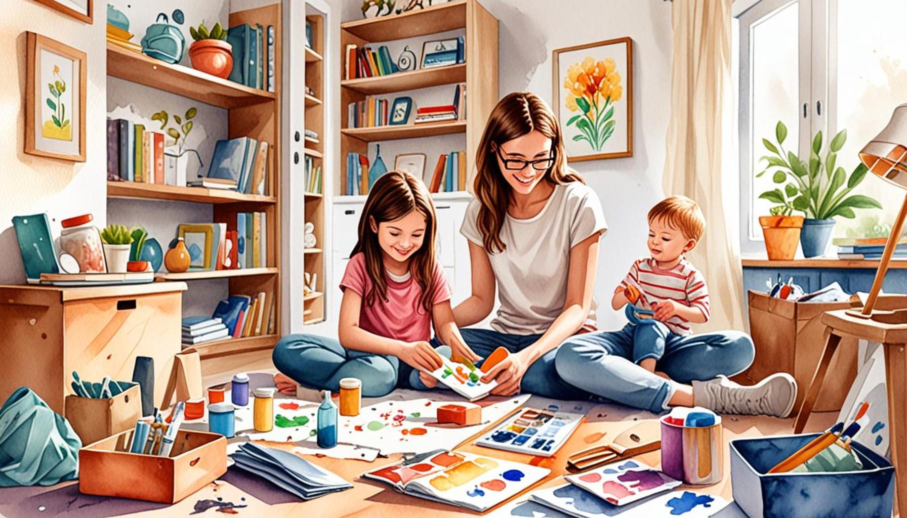 Decluttering Techniques for Parents: How to Organize Family Space and Maintain Calm at Home