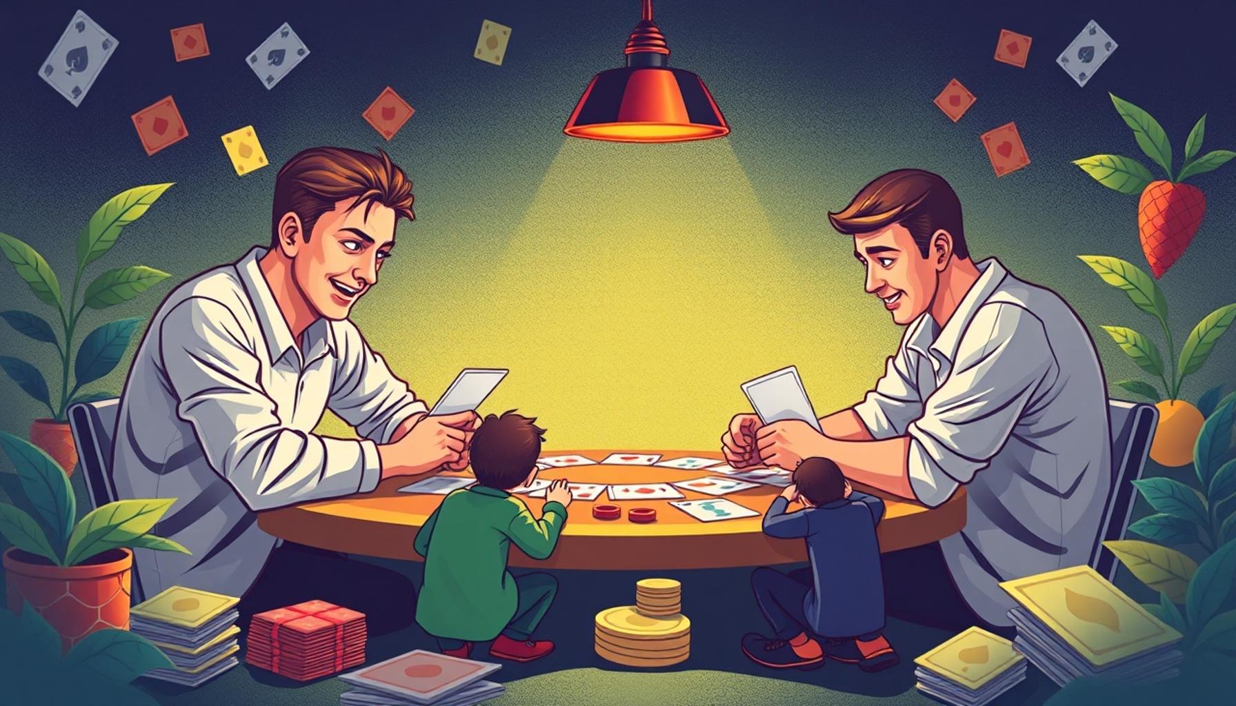 Developing Social Skills through Card Games and Cooperative Puzzles